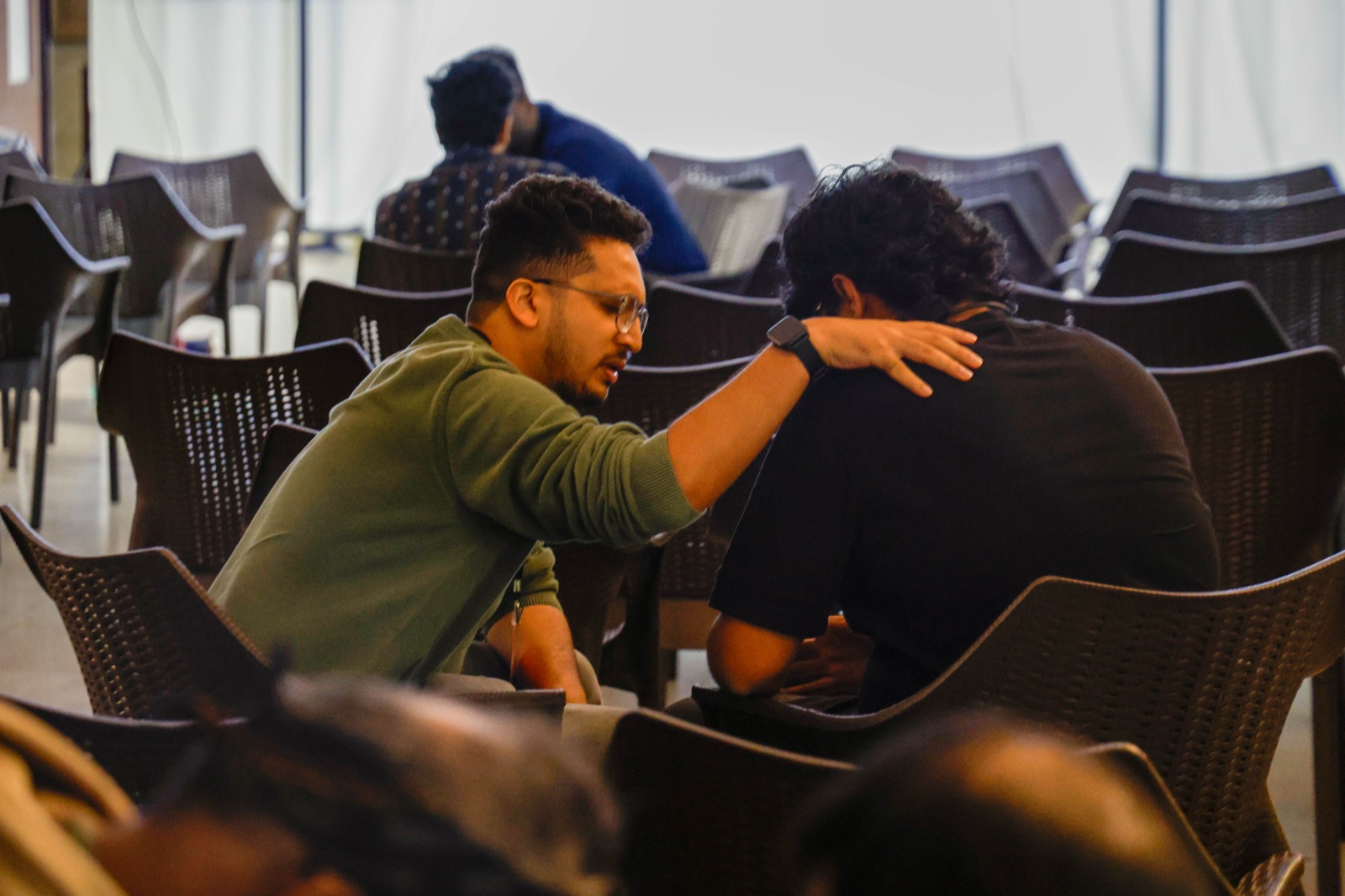 A moment of prayer and pastoral care