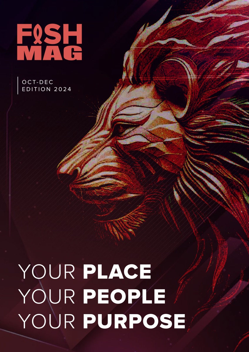 FishMag Edition 1 cover — Your Place, Your People, Your Purpose